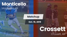 Matchup: Monticello vs. Crossett  2019