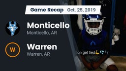 Recap: Monticello  vs. Warren  2019
