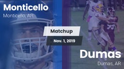 Matchup: Monticello vs. Dumas  2019