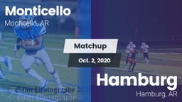 Matchup: Monticello vs. Hamburg  2020