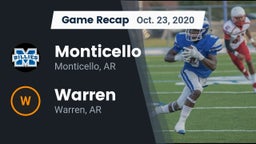 Recap: Monticello  vs. Warren  2020