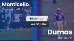 Matchup: Monticello vs. Dumas  2020