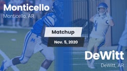 Matchup: Monticello vs. DeWitt  2020