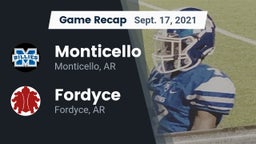 Recap: Monticello  vs. Fordyce  2021