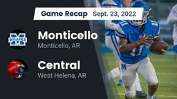 Recap: Monticello  vs. Central  2022