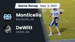 Recap: Monticello  vs. DeWitt  2022