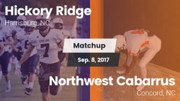 Matchup: Hickory Ridge vs. Northwest Cabarrus  2017