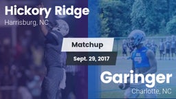 Matchup: Hickory Ridge vs. Garinger  2017