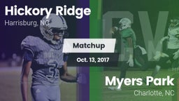 Matchup: Hickory Ridge vs. Myers Park  2017
