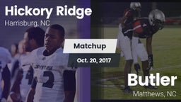 Matchup: Hickory Ridge vs. Butler  2017