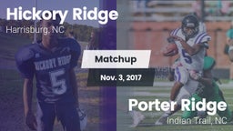 Matchup: Hickory Ridge vs. Porter Ridge  2017