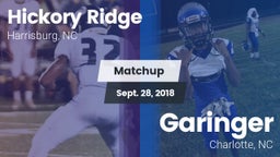 Matchup: Hickory Ridge vs. Garinger  2018