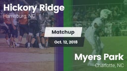Matchup: Hickory Ridge vs. Myers Park  2018