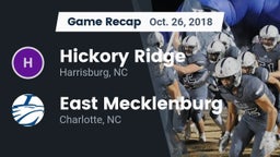 Recap: Hickory Ridge  vs. East Mecklenburg  2018
