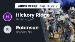 Recap: Hickory Ridge  vs. Robinson  2019