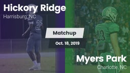 Matchup: Hickory Ridge vs. Myers Park  2019