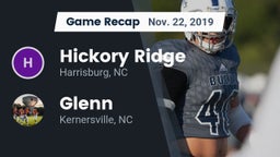 Recap: Hickory Ridge  vs. Glenn  2019