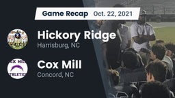 Recap: Hickory Ridge  vs. Cox Mill  2021