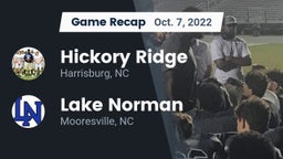 Recap: Hickory Ridge  vs. Lake Norman  2022