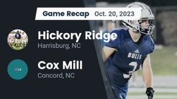 Recap: Hickory Ridge  vs. Cox Mill  2023