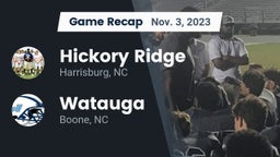 Recap: Hickory Ridge  vs. Watauga  2023