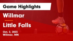 Willmar  vs Little Falls  Game Highlights - Oct. 2, 2023