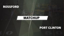 Matchup: Rossford vs. Port Clinton 2016