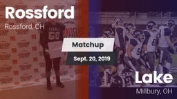 Matchup: Rossford vs. Lake  2019