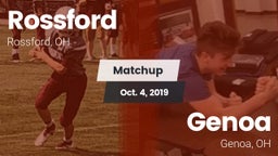 Matchup: Rossford vs. Genoa  2019
