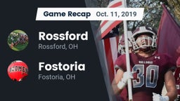 Recap: Rossford  vs. Fostoria  2019