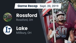 Recap: Rossford  vs. Lake  2019