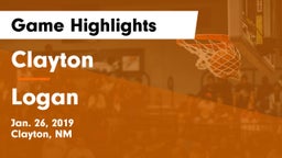 Clayton  vs Logan  Game Highlights - Jan. 26, 2019