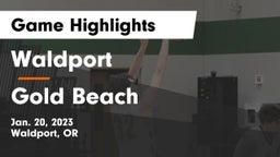 Waldport  vs Gold Beach  Game Highlights - Jan. 20, 2023