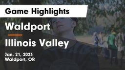 Waldport  vs Illinois Valley  Game Highlights - Jan. 21, 2023