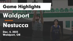 Waldport  vs Nestucca  Game Highlights - Dec. 4, 2023