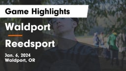 Waldport  vs Reedsport  Game Highlights - Jan. 6, 2024