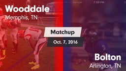 Matchup: Wooddale vs. Bolton  2016