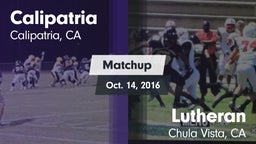 Matchup: Calipatria vs. Lutheran  2015