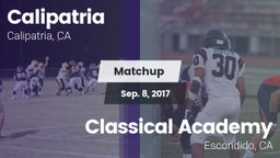 Matchup: Calipatria vs. Classical Academy  2017