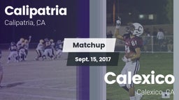 Matchup: Calipatria vs. Calexico  2017