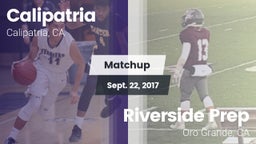 Matchup: Calipatria vs. Riverside Prep  2017