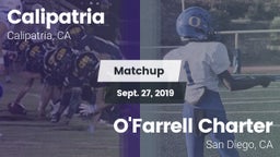 Matchup: Calipatria vs. O'Farrell Charter  2018