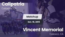 Matchup: Calipatria vs. Vincent Memorial  2018