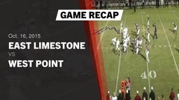 Recap: East Limestone  vs. West Point  2015