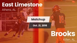 Matchup: East Limestone vs. Brooks  2016