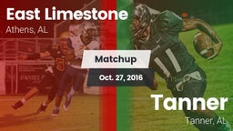 Matchup: East Limestone vs. Tanner  2016