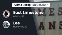 Recap: East Limestone  vs. Lee  2017