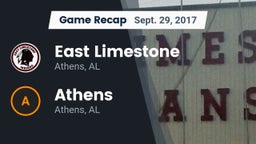 Recap: East Limestone  vs. Athens  2017