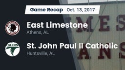 Recap: East Limestone  vs. St. John Paul II Catholic  2017