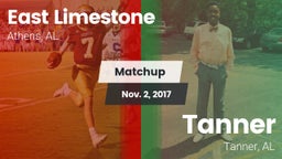 Matchup: East Limestone vs. Tanner  2017